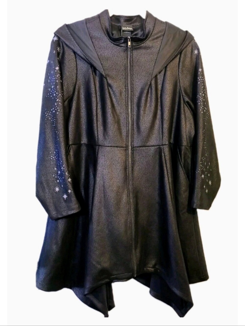 Harry Potter Deathly Hallows Coat Black Size 3 Cloak Cosplay Rare Limited Gothic - Picture 4 of 16